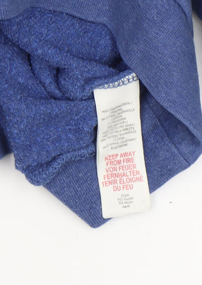 Girls UK Size 9-10 Years Boden Blue Pullover Hoodie
