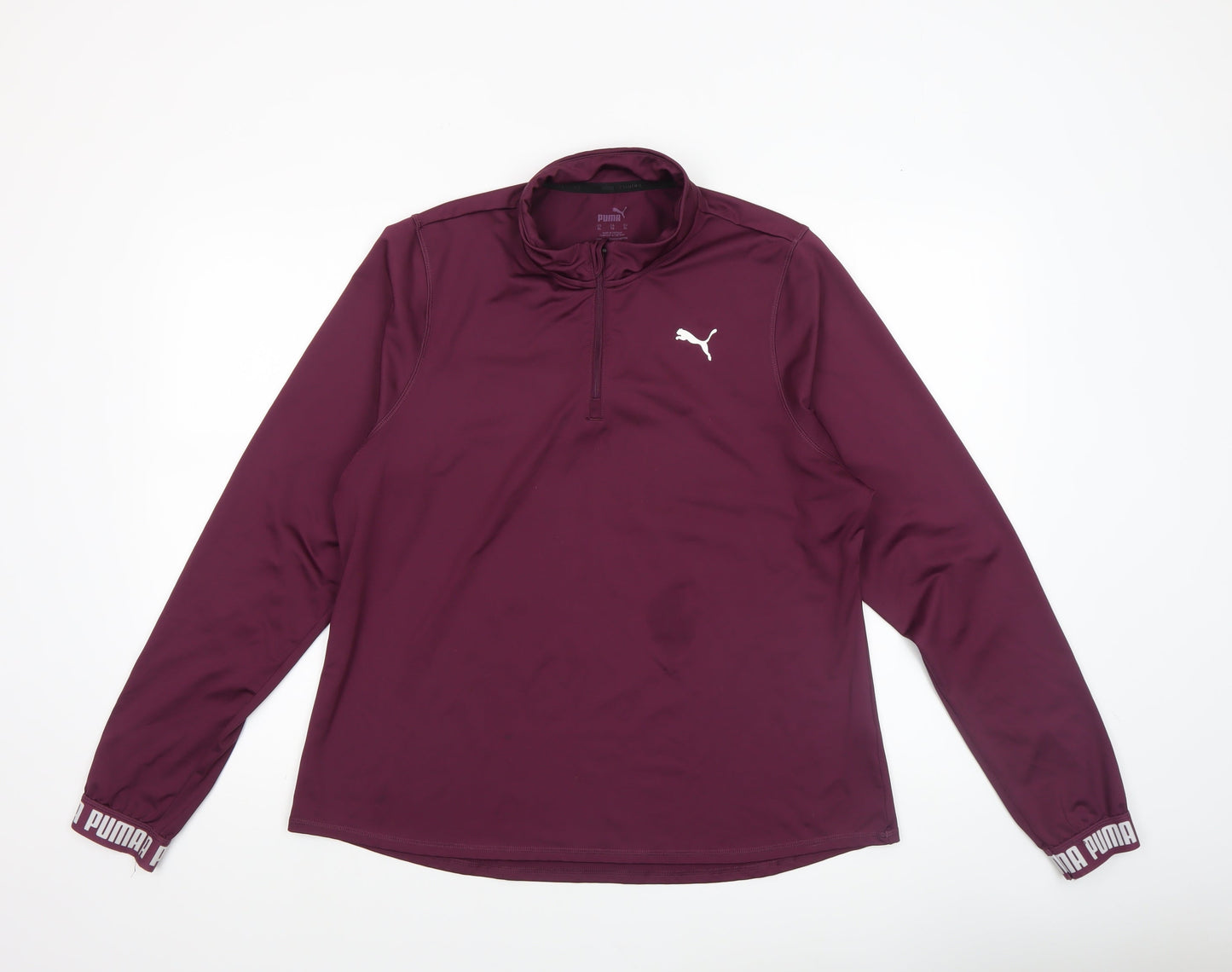 Womens UK Size XL PUMA Purple Pullover Sweatshirt