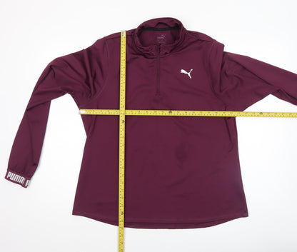 Womens UK Size XL PUMA Purple Pullover Sweatshirt