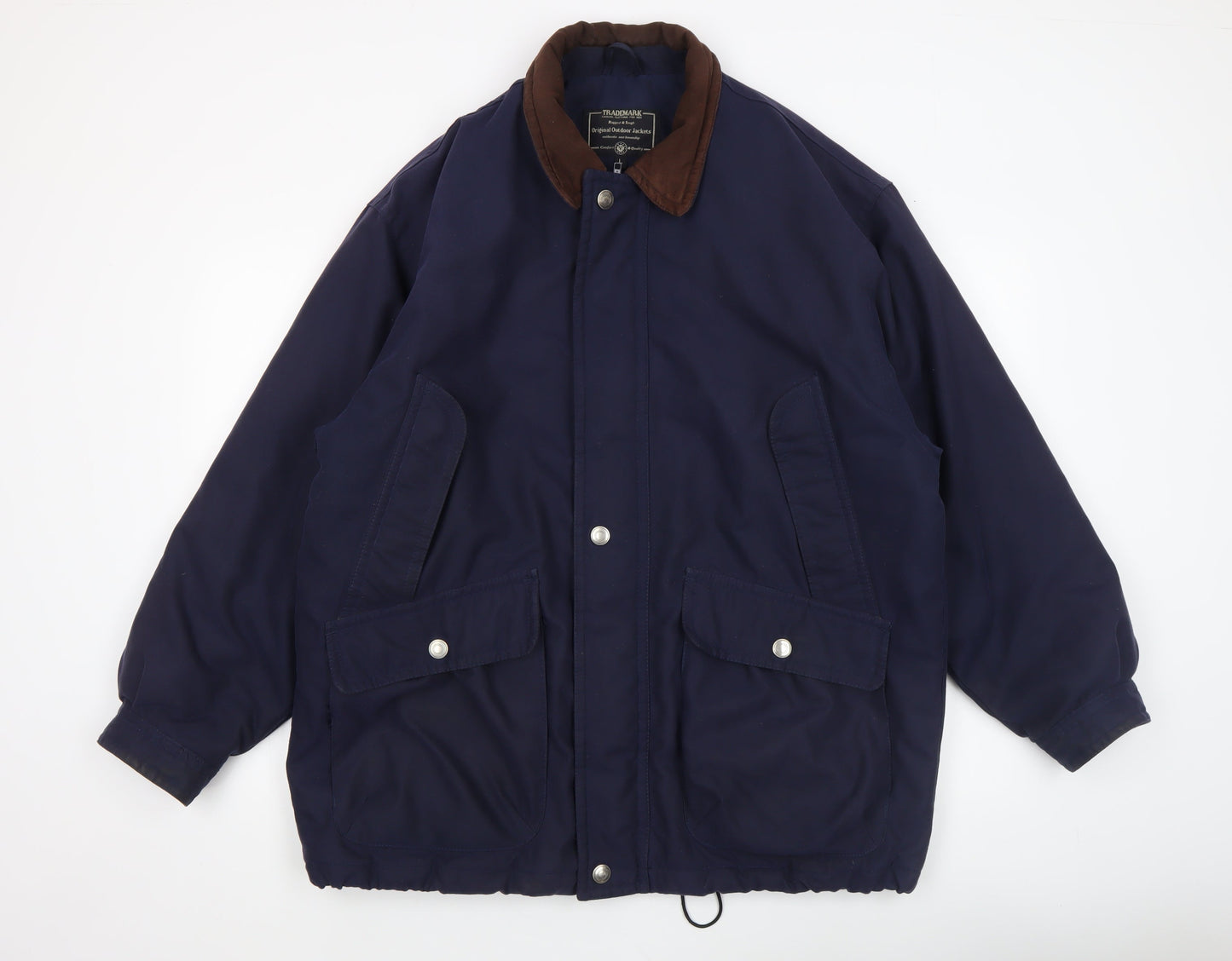 Mens UK Size L Trademark Blue Outdoor Jacket