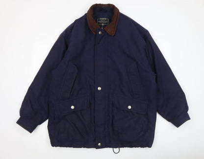 Mens UK Size L Trademark Blue Outdoor Jacket