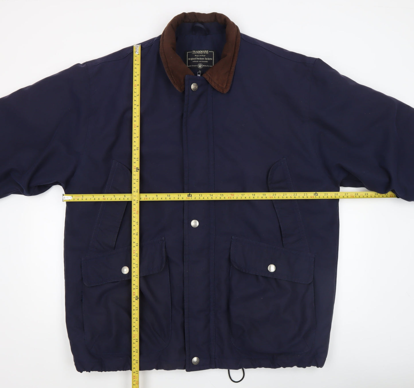 Mens UK Size L Trademark Blue Outdoor Jacket