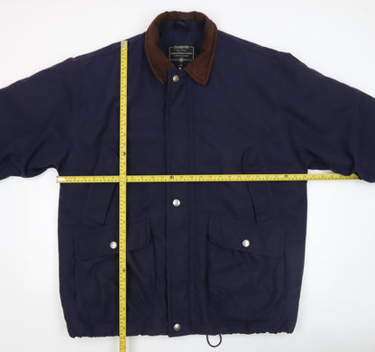 Mens UK Size L Trademark Blue Outdoor Jacket