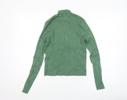 Womens UK Size M Diesel Green Pullover Jumper