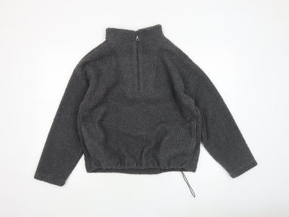 Womens UK Size S New Look Grey Pullover Sweatshirt