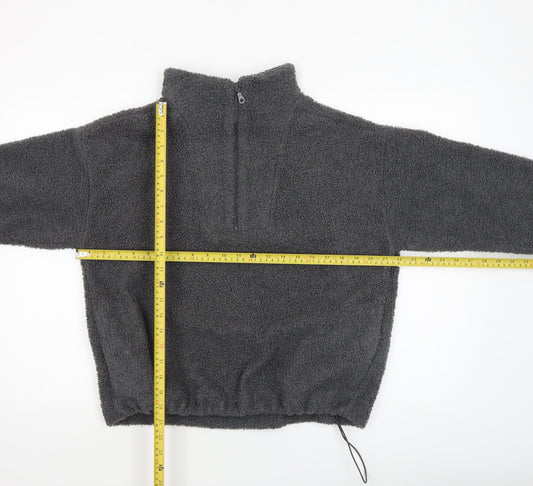 Womens UK Size S New Look Grey Pullover Sweatshirt