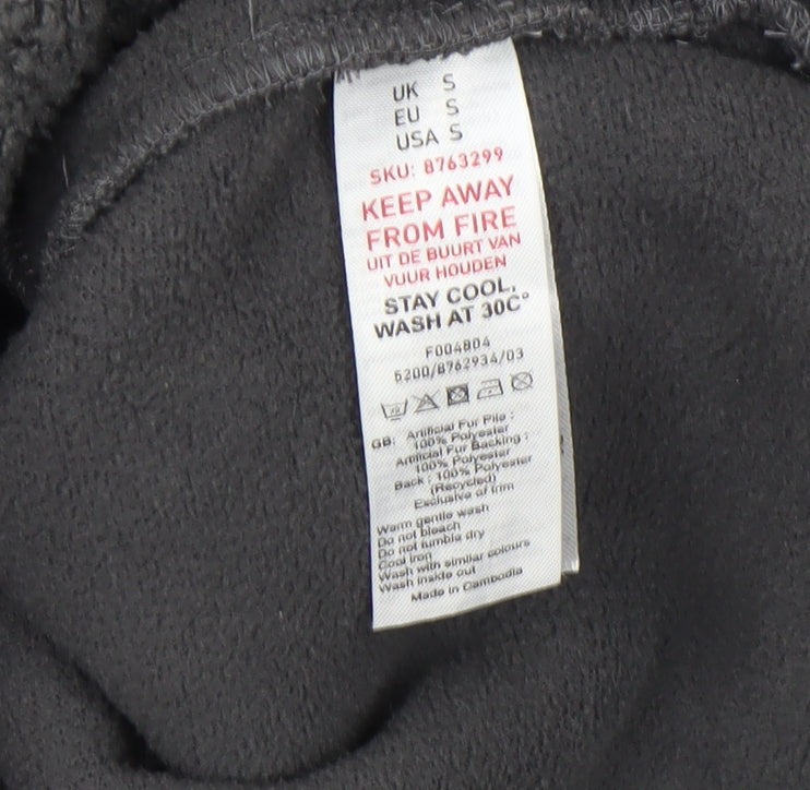 Womens UK Size S New Look Grey Pullover Sweatshirt