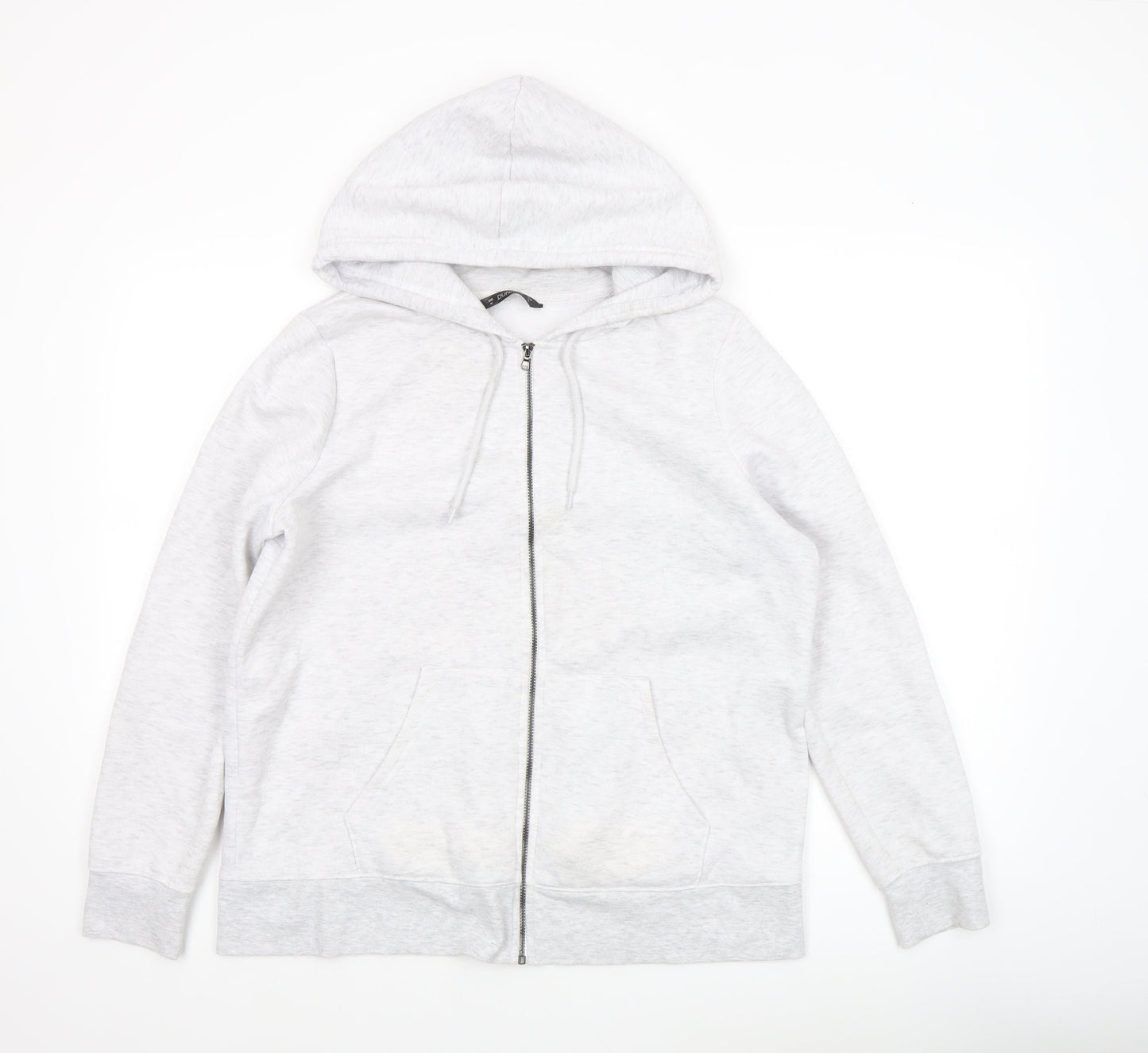 Womens UK Size M Dunnes Grey Full Zip Hoodie