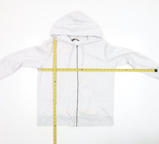 Womens UK Size M Dunnes Grey Full Zip Hoodie