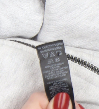 Womens UK Size M Dunnes Grey Full Zip Hoodie