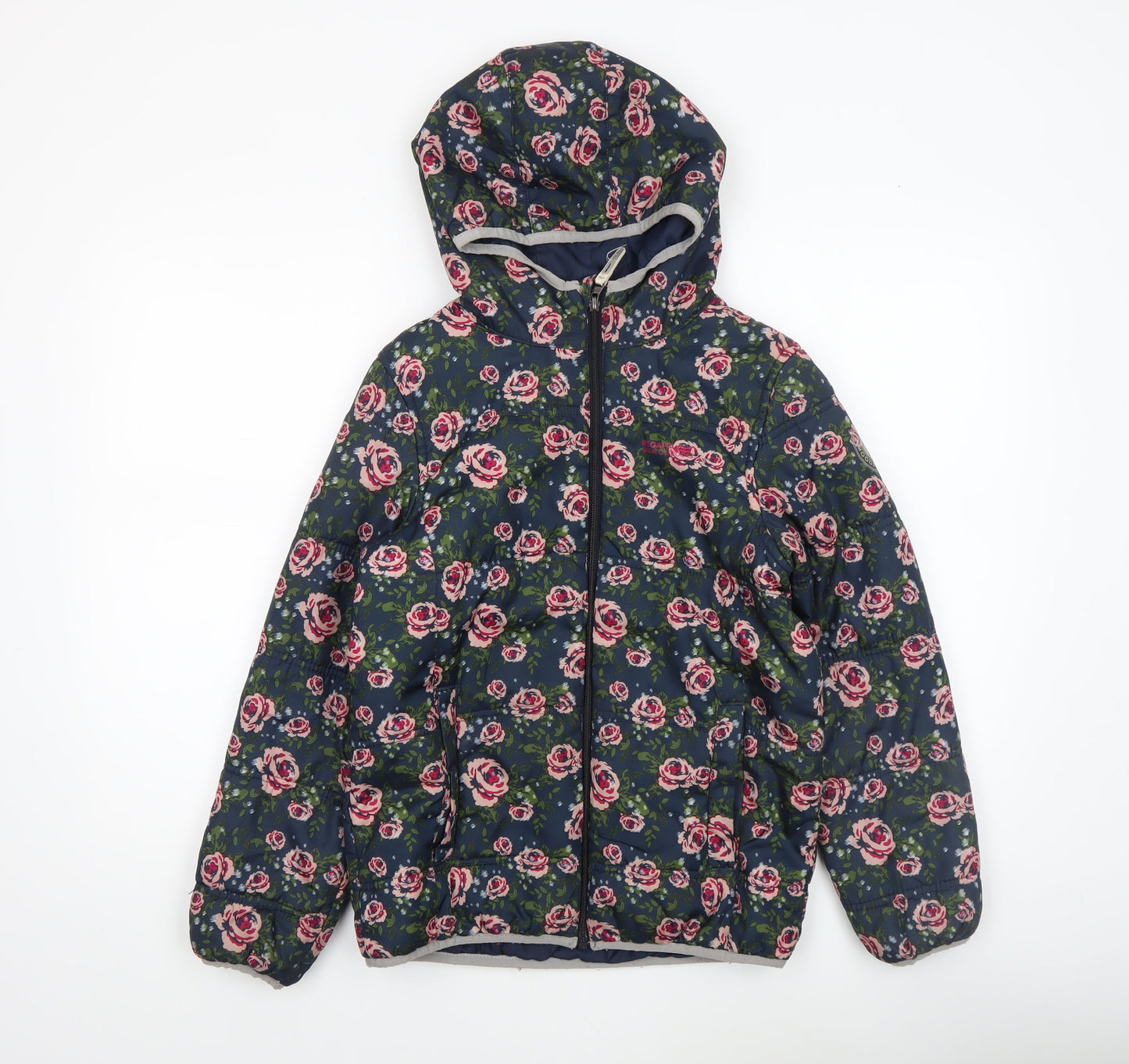 Girls UK Size 11-12 Years Regatta Blue Puffer Jacket