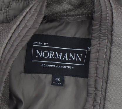Womens UK Size 14 Normann Brown Quilted Coat