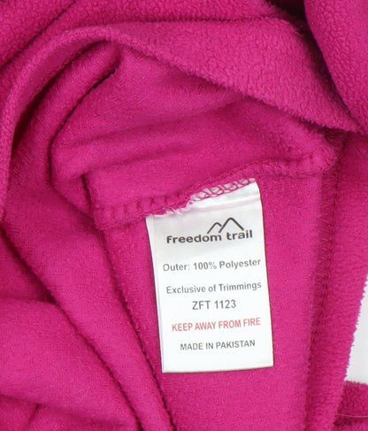 Womens UK Size 10 Freedom Trail Pink Pullover Sweatshirt