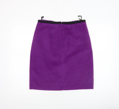 Womens UK Size 10 Marks and Spencer Straight & Pencil Twill Skirt
