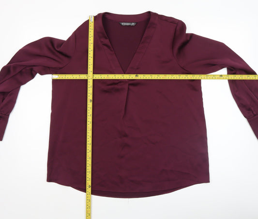 Womens UK Size M Dunnes Purple Basic Blouse