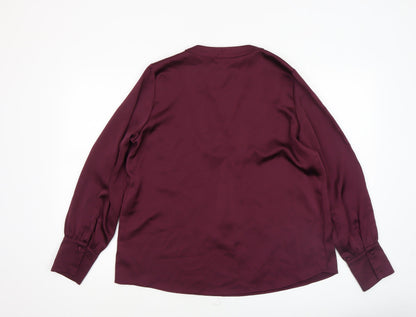 Womens UK Size M Dunnes Purple Basic Blouse