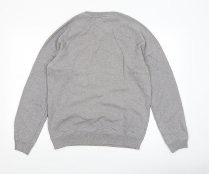 Mens UK Size M Jack Wills Grey Pullover Sweatshirt