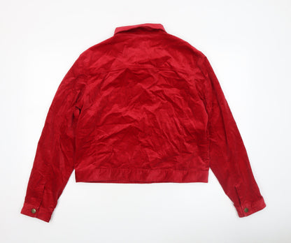 Womens UK Size 12 Jackpot Red Basic Jacket