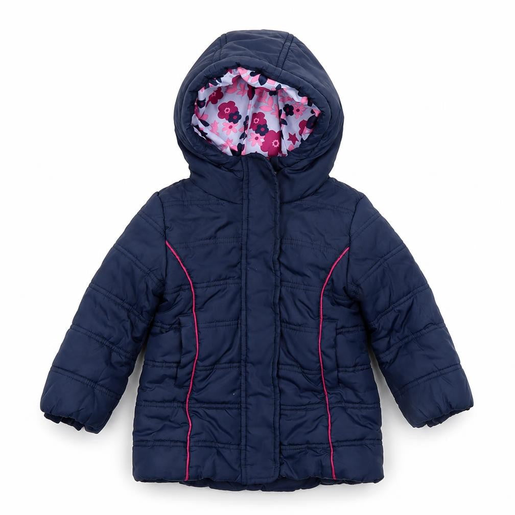 Girls UK Size 2 Years Hatley Blue Puffer Jacket