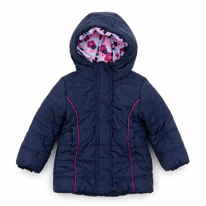Girls UK Size 2 Years Hatley Blue Puffer Jacket