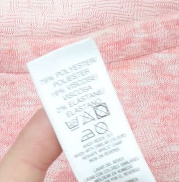Womens UK Size M Dunnes Stores Pink Basic T-Shirt