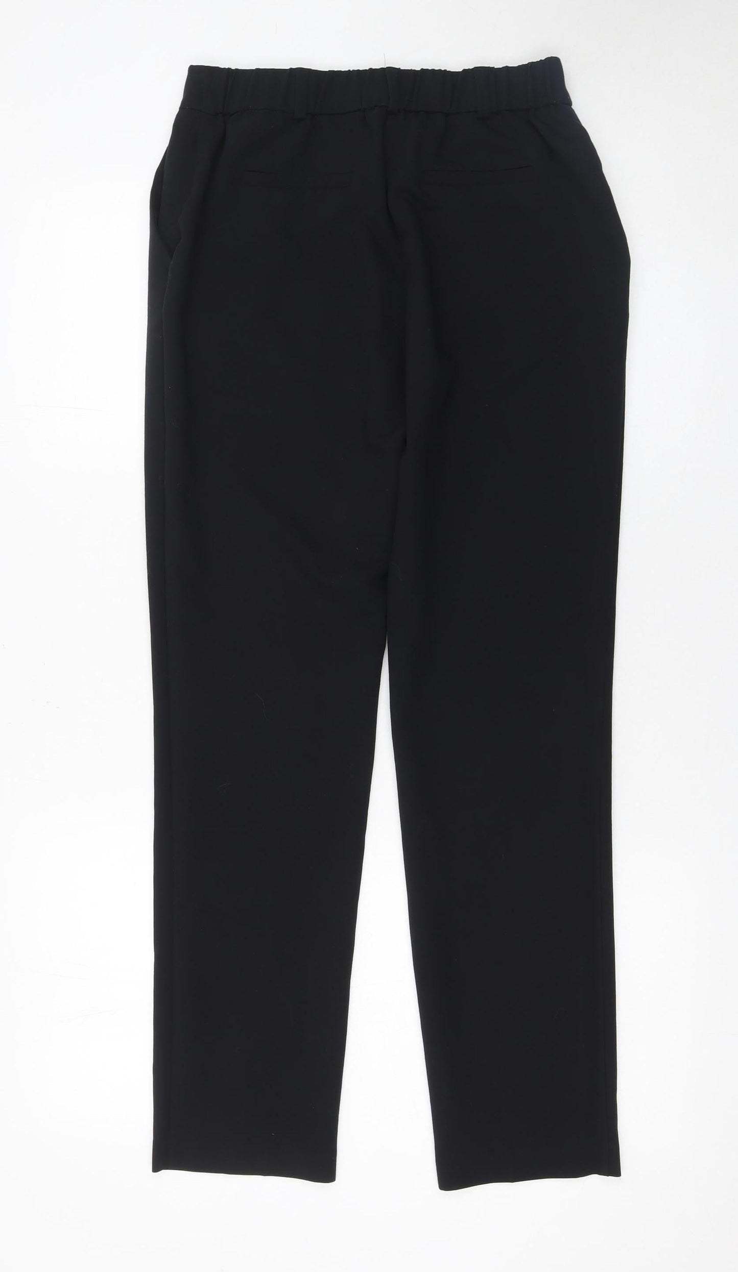 Womens UK Size 8 Dunnes Regular Fit Business Casual Workwear Black Trousers