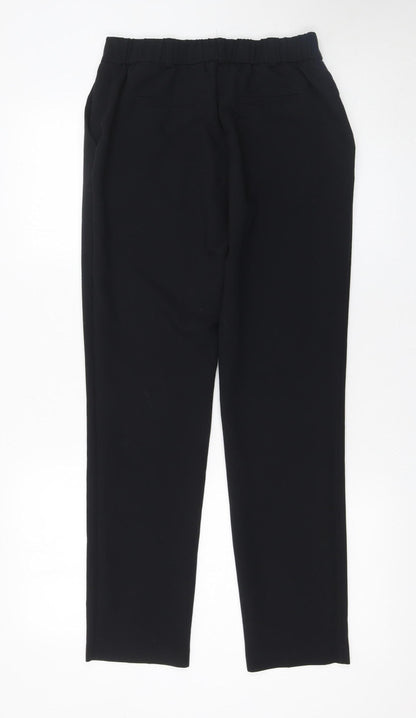 Womens UK Size 8 Dunnes Regular Fit Business Casual Workwear Black Trousers
