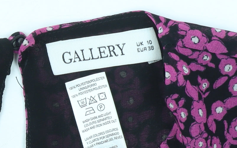 Womens UK Size 10 Gallery Pink Tunic Blouse
