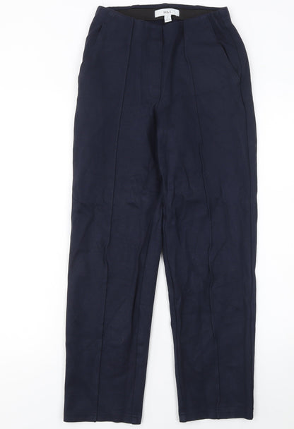 Womens UK Size 6 Marks and Spencer Slim Fit Business Casual Workwear Blue Trouse