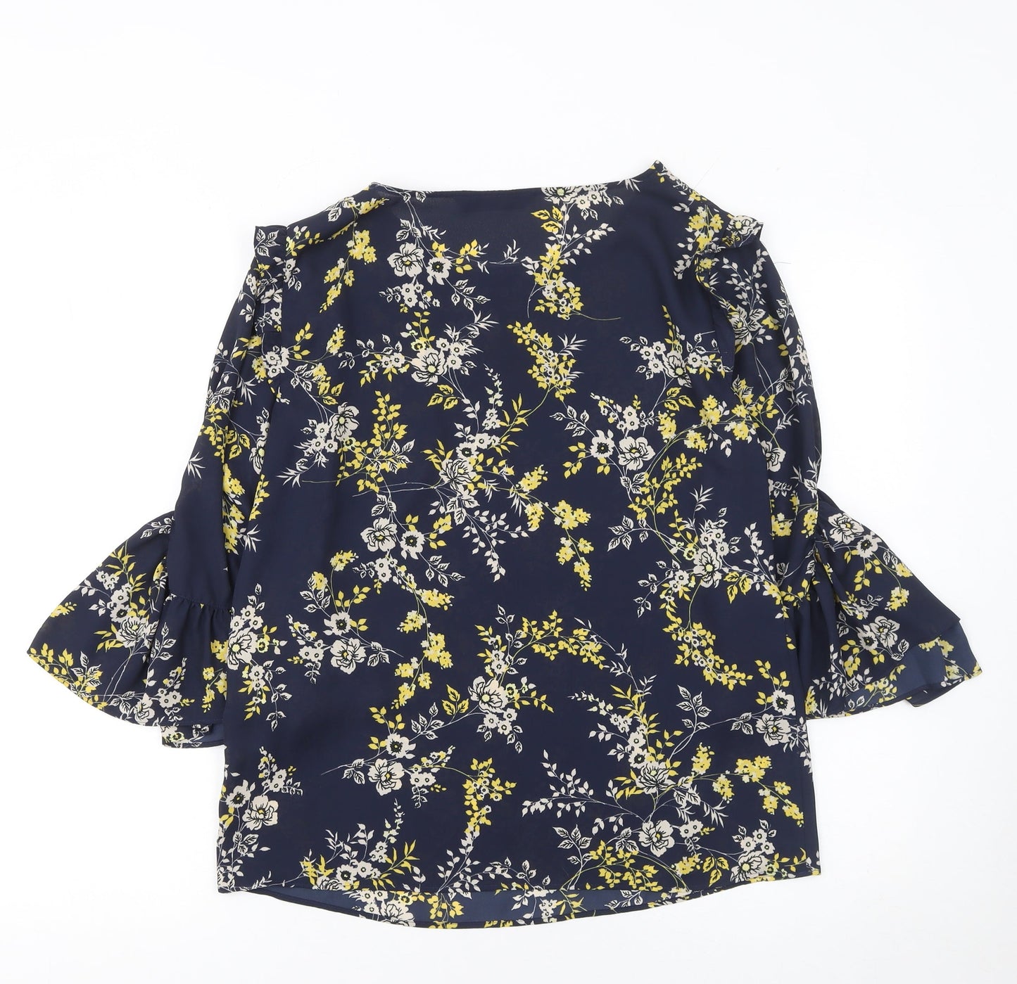 Womens UK Size 10 Dunnes Blue Tunic Blouse