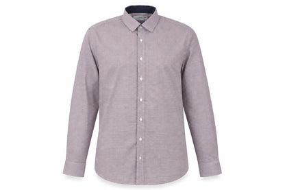 SELECTED HOMME Men's Multicoloured Slim Fit Check Button-Up Shirt Size 17.5 Long Sleeve