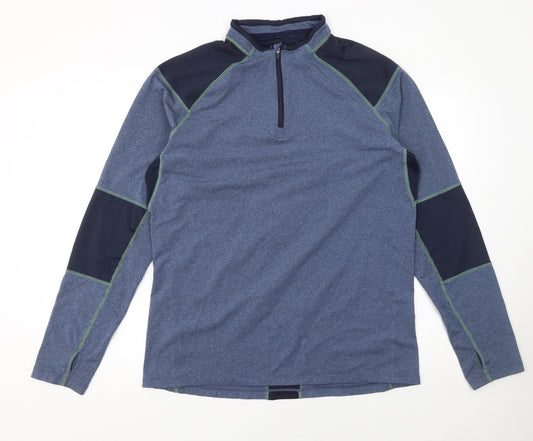 Mens UK Size XL St. Bernard Blue Pullover Sweatshirt