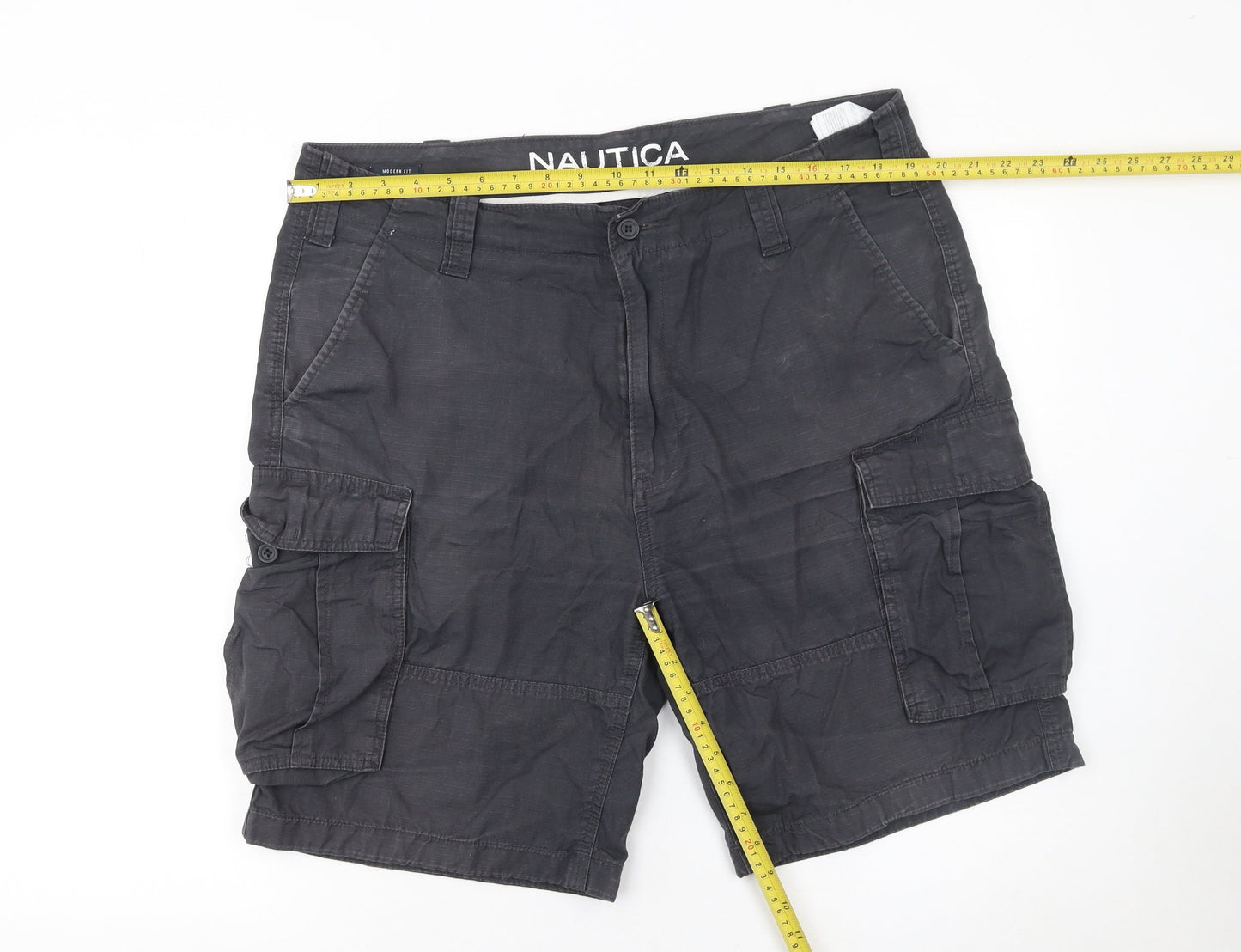 Mens UK Size L Nautica Regular Fit Cargo Shorts