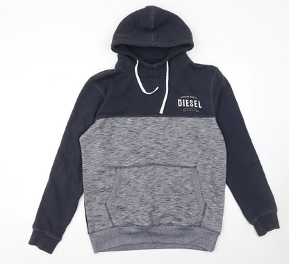 Mens UK Size L Diesel Grey Pullover Hoodie