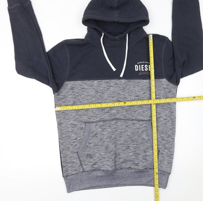 Mens UK Size L Diesel Grey Pullover Hoodie