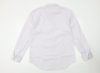Mens UK Collar Size 16 Jeff Banks Smart White  Dress Shirt