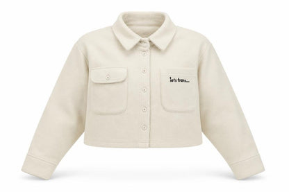 Womens UK Size S Urban Outfitters Beige Bomber Jacket