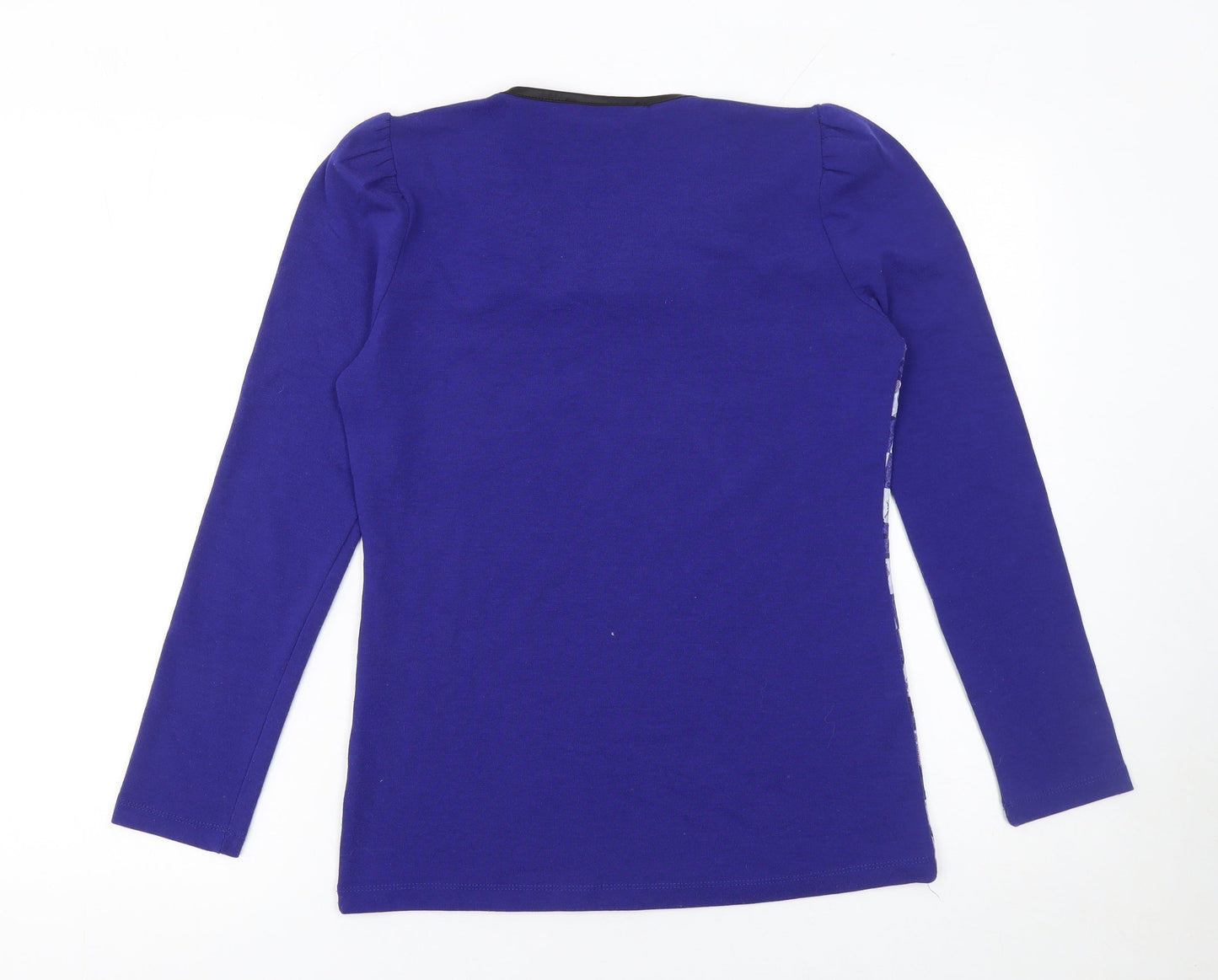 Womens UK Size L Benter Blue Classic Blouse