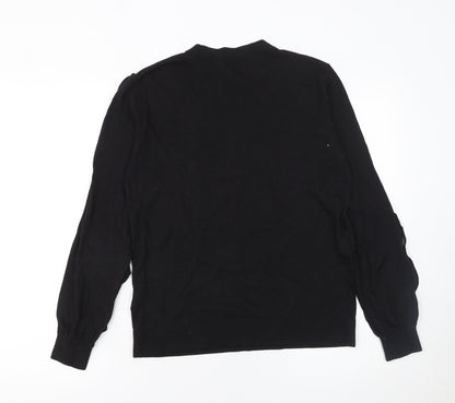 Womens UK Size 10 Warehouse Black Pullover Jumper