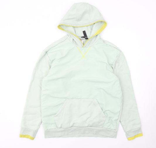Girls UK Size 16 Years adidas Green Pullover Hoodie