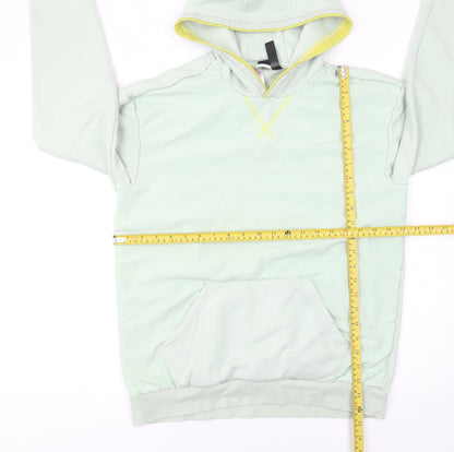 Girls UK Size 16 Years adidas Green Pullover Hoodie