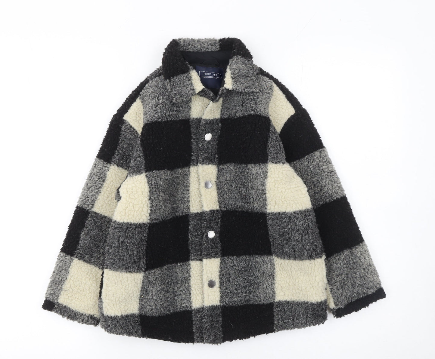 Boys UK Size 7 Years NEXT Black Shirt Jacket