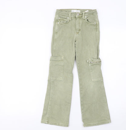 Girls UK Size 8 Years Zara Regular Fit Straight Jeans