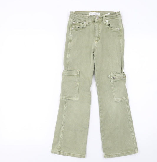 Girls UK Size 8 Years Zara Regular Fit Straight Jeans