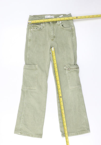 Girls UK Size 8 Years Zara Regular Fit Straight Jeans