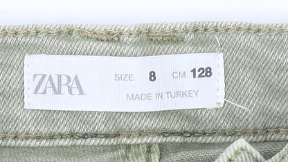 Girls UK Size 8 Years Zara Regular Fit Straight Jeans