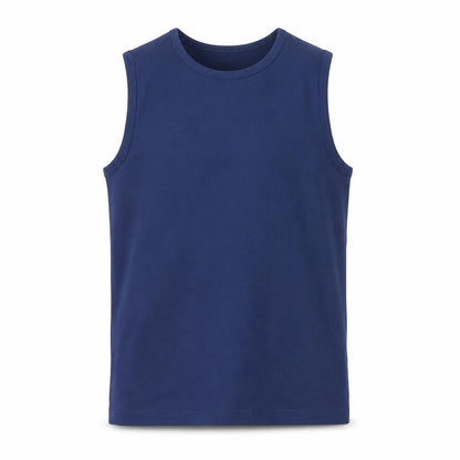 Boys UK Size 11-12 Years Marks and Spencer Blue Basic Tank