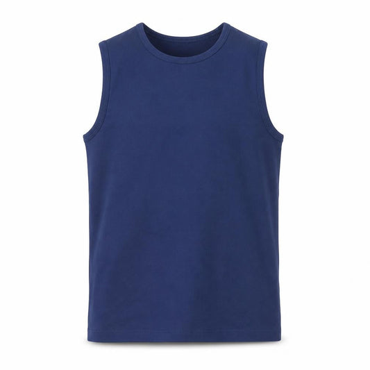 Boys UK Size 11-12 Years Marks and Spencer Blue Basic Tank