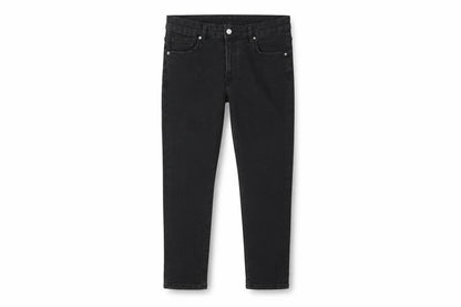 Mens UK Size 32 Bershka Slim Fit Skinny Black Jeans