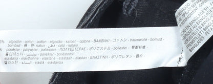 Mens UK Size 32 Bershka Slim Fit Skinny Black Jeans